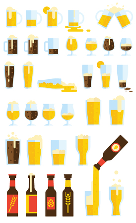 Beer Icon Setのイラスト素材