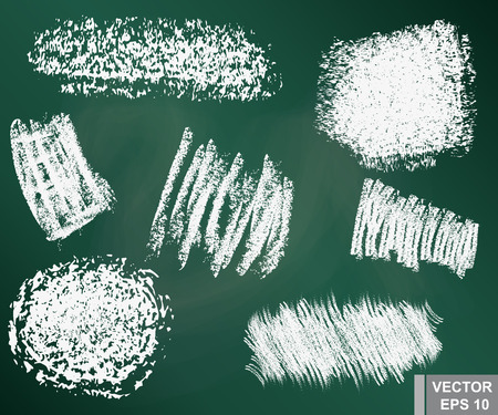 The texture of chalk. Blackboard. White. For your design.のイラスト素材