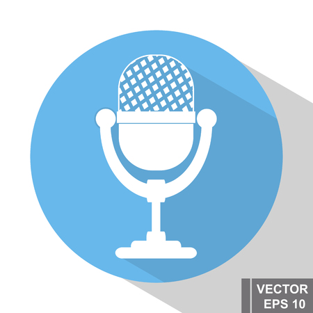 Microphone. The icon. To interview. TV. For your designのイラスト素材