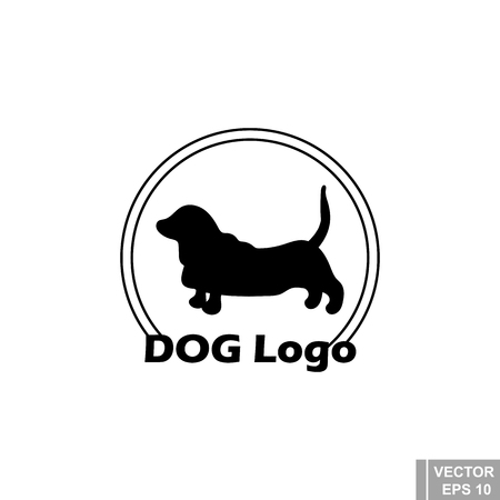 Dog. A pet. Vector illustration. The icon. For your design.のイラスト素材