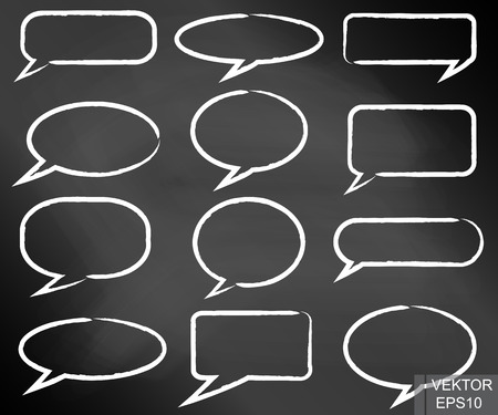 Chat bubble or your design.のイラスト素材