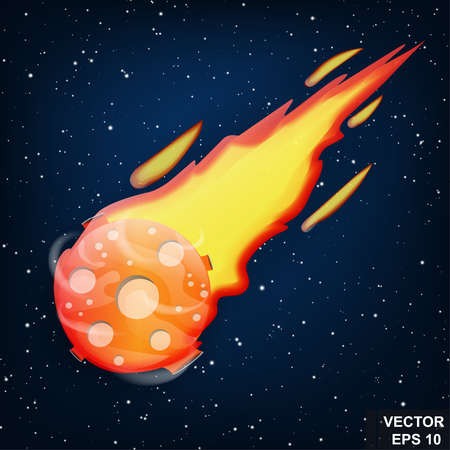 Space. An object. Galaxy. For your design. Icon. A cartoon.のイラスト素材