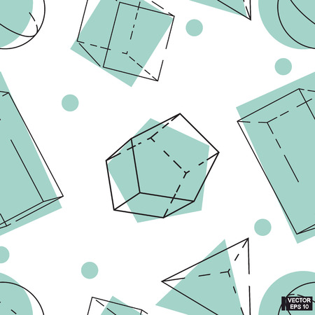 Seamless geometric patternのイラスト素材