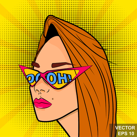 Fashionable young girl. sketch. line. Fashionable. For your design.のイラスト素材