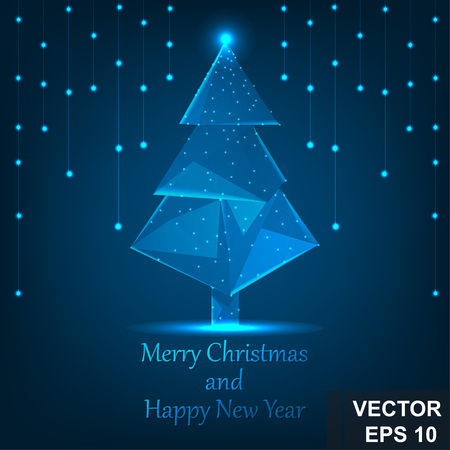 Low-poly. Polygon. style. Bright illustration. Triangle. Connections. For your design.のイラスト素材