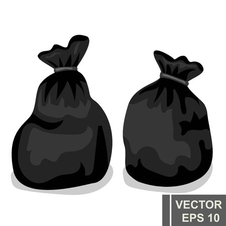 Garbage. Waste. Organics, glass, metal, paper. Disposal For your design.のイラスト素材