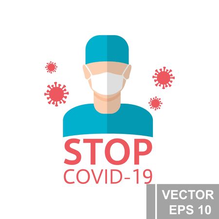 New coronavirus. Covid-19. Pandemic. Prevention Concept design for your use.のイラスト素材