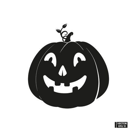 halloween related in vector format very easy to edit over whiteのイラスト素材