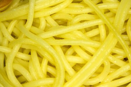 Closed up spaghetti.の写真素材