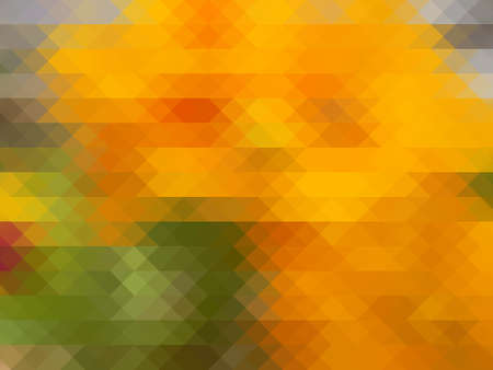Retro mosaic pattern of geometric texture from triangle shapes, abstract background illustration.の写真素材