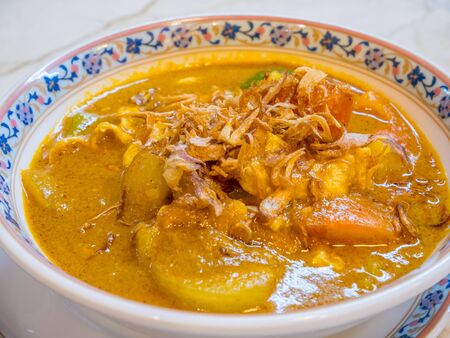 Indian curry soup.の写真素材