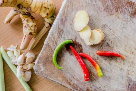 spicy herb for foodの写真素材