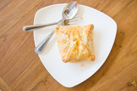 puff ham cheeseの写真素材