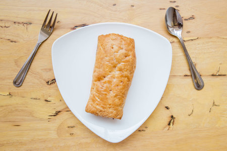 puff chicken on morningの写真素材
