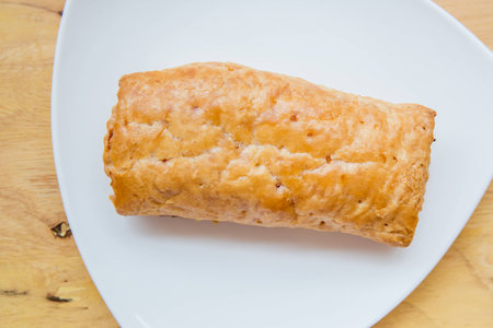 puff chicken on morningの写真素材