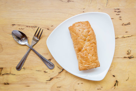 puff chicken on morningの写真素材