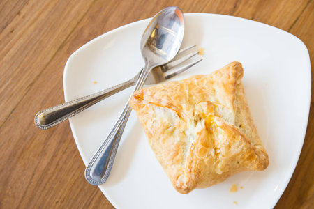 puff ham cheeseの写真素材