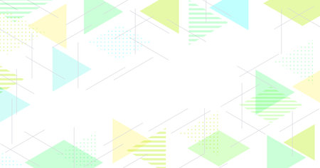 Pop style geometric background material, vector illustrationのイラスト素材