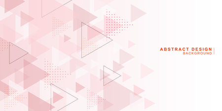 Abstract background material combined with various triangles, vector illustrationのイラスト素材