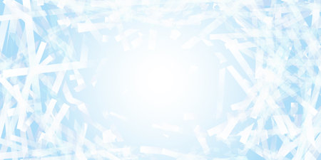 Abstract background of rectangles overlapping with blue gradient, vector illustrationのイラスト素材