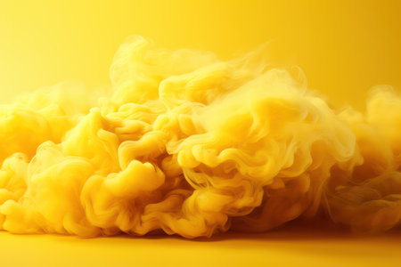 yellow background and yellow smoke textureの素材