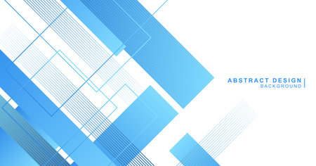 Abstract background material combining diagonal lines and squaresのイラスト素材