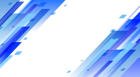 Abstract background material made up of blue diagonal linesのイラスト素材