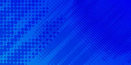 Abstract background material combined with blue halftonesのイラスト素材