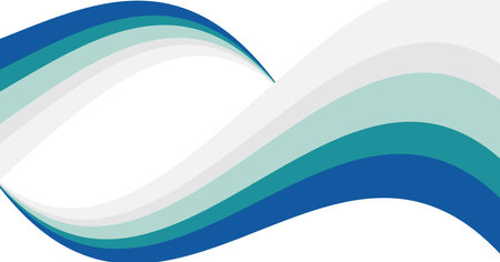 Abstract background material made up of two waves