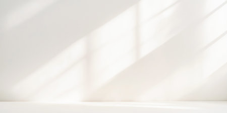 White room wall with soft lightの素材