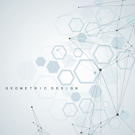 Global network connections with points and lines. Wireframe background. Abstract connection structure. Polygonal space background. Vector illustration.のイラスト素材