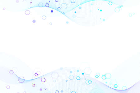 Abstract wave background. Geometric template for your design brochure, flyer, report, website, banner, illustration.の写真素材