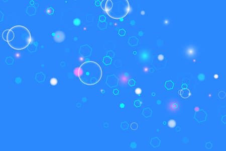Scientific molecule background with flow waves for medicine, science, technology, chemistry. Wallpaper or banner with a DNA molecules. Geometric dynamic linear waves illustration.の写真素材