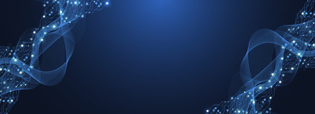 Quantum technologies concept. Deep learning artificial intelligence. Circuit board texture background design. Big data algorithms visualization. Neural networks illustration.の写真素材