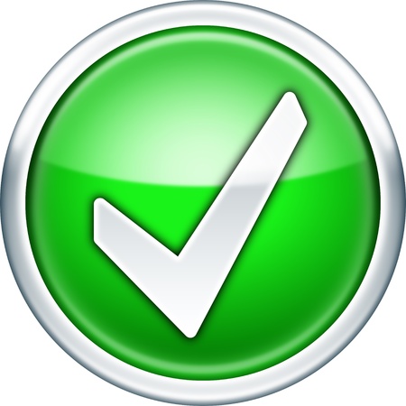 Accept Iconの写真素材