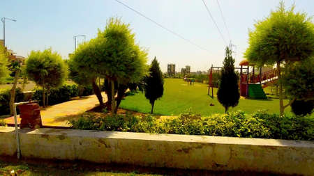Barmer, Rajasthan, India,- March 2020 : view of a beautiful parks in Barmerのeditorial素材