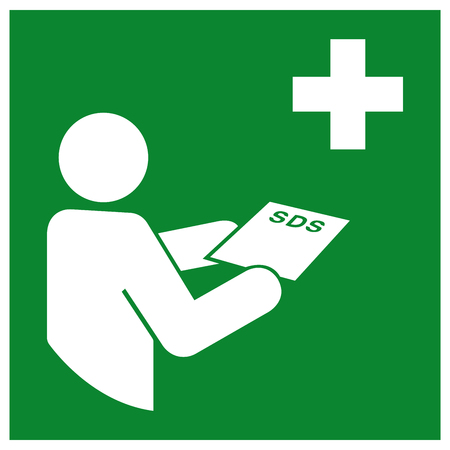 SDS Station Symbol Sign, Vector Illustration, Isolate On White Background Label .のイラスト素材