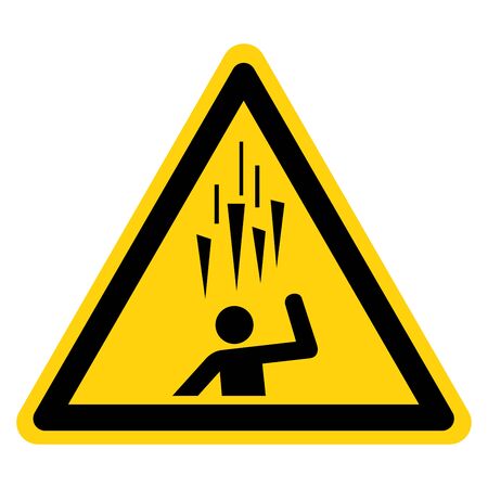 Falling Ice Symbol Sign, Vector Illustration, Isolate On White Background Label .EPS10のイラスト素材