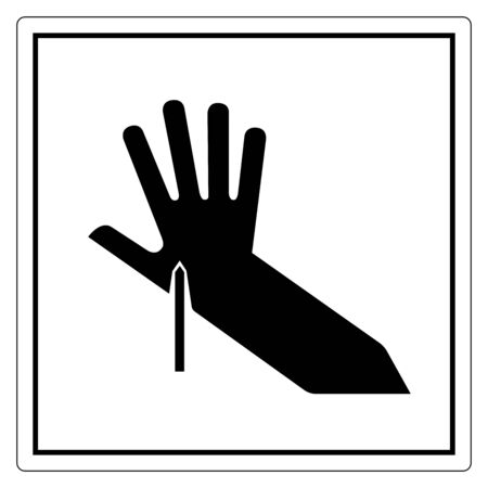 Sharp Point Symbol Sign, Vector Illustration, Isolate On White Background Labelのイラスト素材