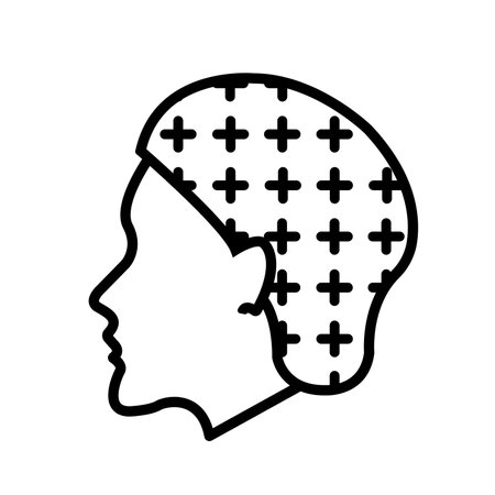 Hairnet Required Black Icon, Vector Illustration, Isolate On White Background Label.のイラスト素材