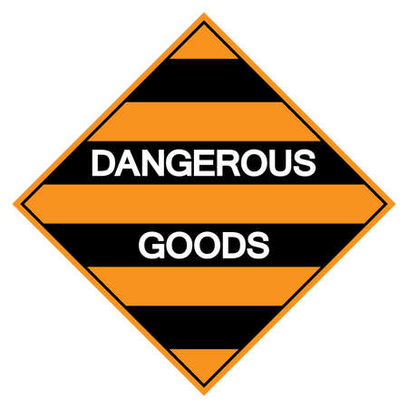 Dangerous Goods Symbol Sign, Vector Illustration, Isolate On White Background Label. EPS10のイラスト素材