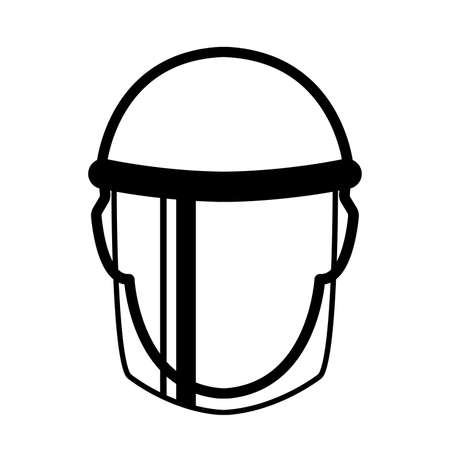 Face Shield Black Icon ,Vector Illustration, Isolate On White Background Label.のイラスト素材