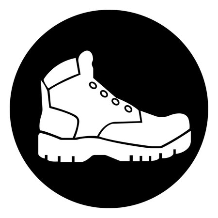 Closed Toe Shoes Required Symbol Sign, Vector Illustration, Isolate On White Background Label .EPS10のイラスト素材