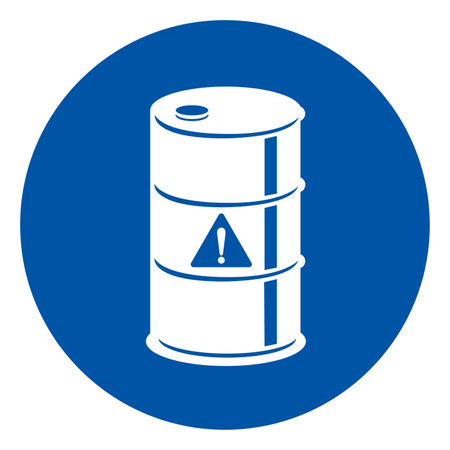 Chemical Storage Area Symbol Sign, Vector Illustration, Isolate On White Background Label. EPS10のイラスト素材