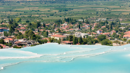 Pamukkale pools and terraces UNESCOの写真素材