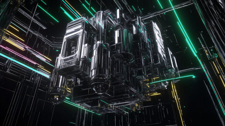 Architectural Renders Futuristic Building City Urban Planning Infrastructure 3D. Metropolis Modern Architecture Design Concept High-Quality Digital Visualization Development 4Kの素材