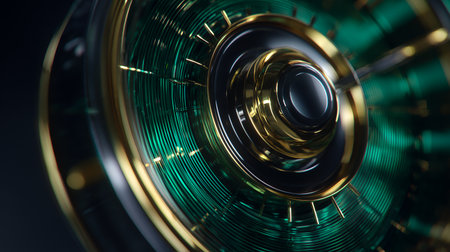 System Core Authentication Concept Cybersecurity Defense Technology. Digital Access Control, Data Protection Mechanism, Premium 3D Render 4K.の素材