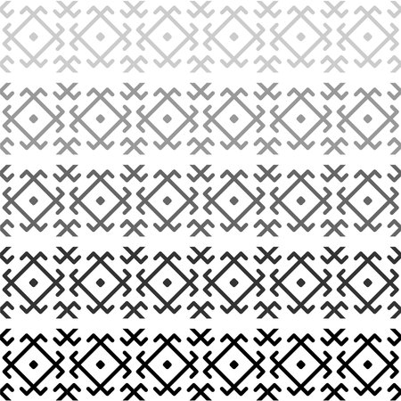 The background is made in a traditional ancient Ukrainian pattern. Embroidery or pagan symbols.