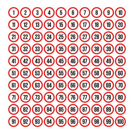 Large set of various detailed and editable vector road signs. Good resolution for print, websites and applications.のイラスト素材