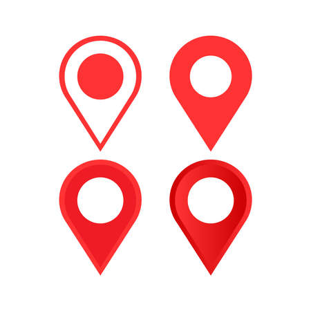 Set of red check mark buttons in neomorphism (neumorphism) style. Designed for websites, mobile apps and other developers.のイラスト素材